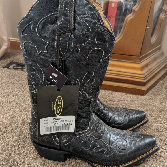 J.B. Dillon Women's Cowboy Boots - Picture 4 of 7